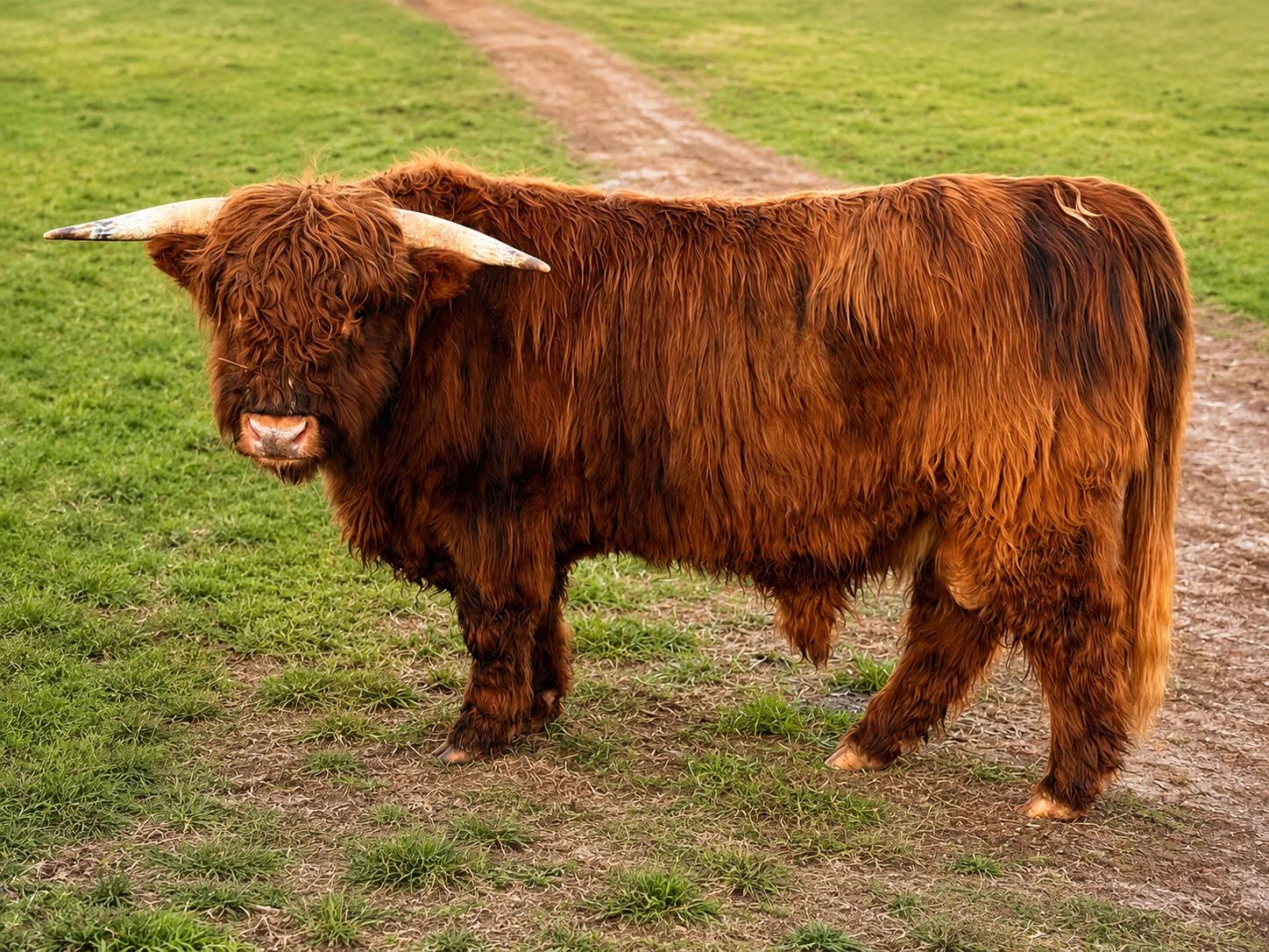 STR Maverick standing in pasture